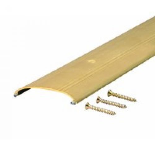 MD Building Products 36 in. Brite Gold Low Dome Top Extruded Aluminum Threshold-
