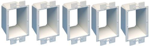 5-pack 1-gang arlington be1-5 electrical outlet box extender, 1-gang, white, 5- for sale