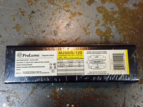 Prolume Magnetic Ballast 4-wire T12 2-lamp M2961s/120vac *NEW*