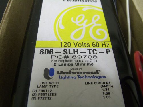 Brand new genuine universal lighting magnetic ballast 120 vac 60hz 806-slh-tc-p for sale