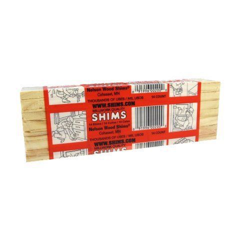 9&#034; wood shims (pack of 14) for sale