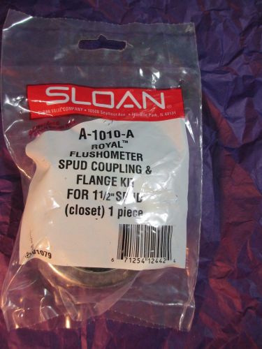 Sloan a-1010-a royal flushmeter spud coupling &amp; flange kit for 1 1/2&#034; toilet for sale