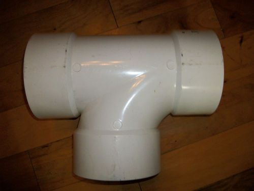 Charlotte pipe, 6&#034; dia pvc sanitary tee fitting for sale