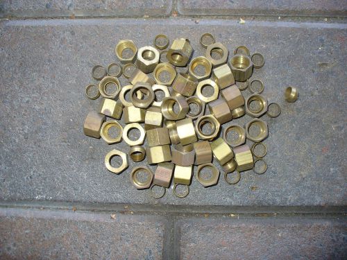 Multiple 3/8&#034; Compression Nuts and Ferrules