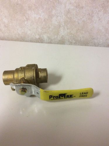 Promax 1/2&#034; sweat ball valve bnip free shipping for sale