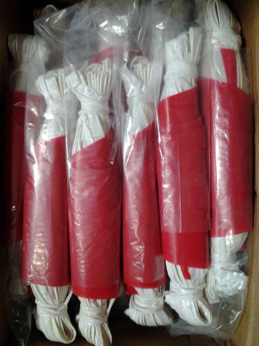 Cortina safety products 100&#039; red vinyl pennants case of 50 for sale