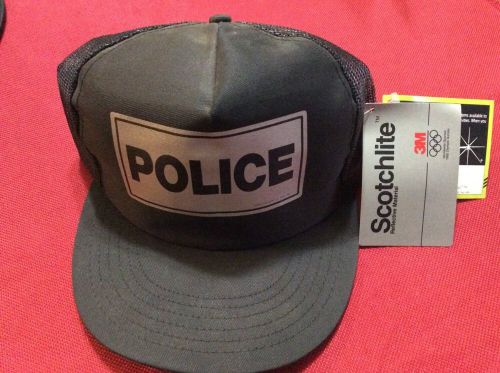 scotchlight Police hat reflective material high visibility 3M Trucker Style