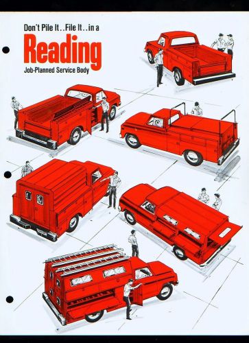 1977 Reading Body Works Job-Planned Service Body truck 12-page catalog