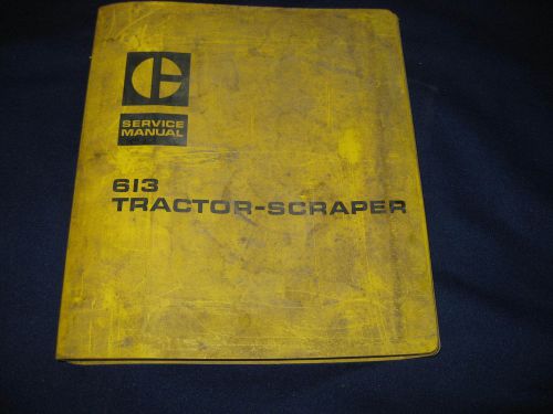 Caterpillar 613 Tractor-Scraper Service Manual - 1969 - ORIGINAL