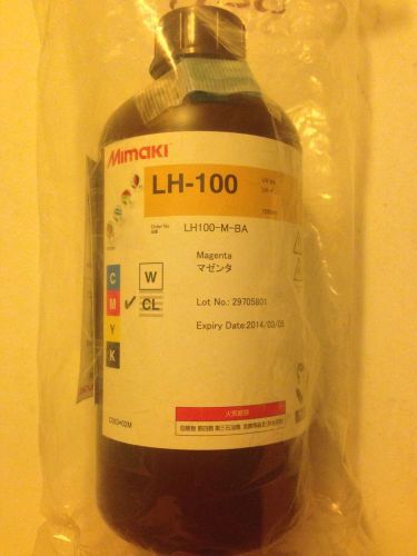 Mimaki lh-100 ink - magenta - 1000ml (1l) - oem (lh100-m-ba) jfx200-2513/jfx500 for sale