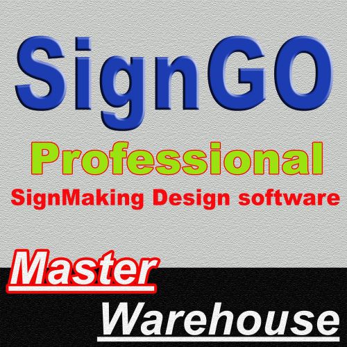 SignGO signmaking design software vinyl cutter plotter decal lettering logos