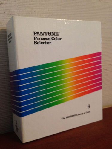Pantone PMS Library Of Color Process Color Selector 6 Excellent Condition