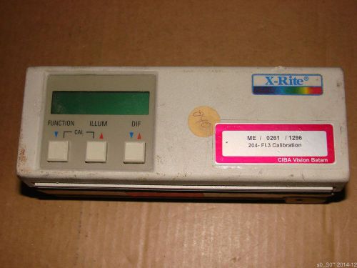 For Spare Parts Only X-Rite 968 SpectroDensitometer Colorimeter Densitometer