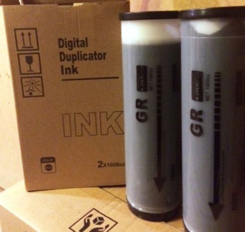 2 Riso HD Compatible S-2314 Ink Tubes, for Risograph GR3770 Duplicator