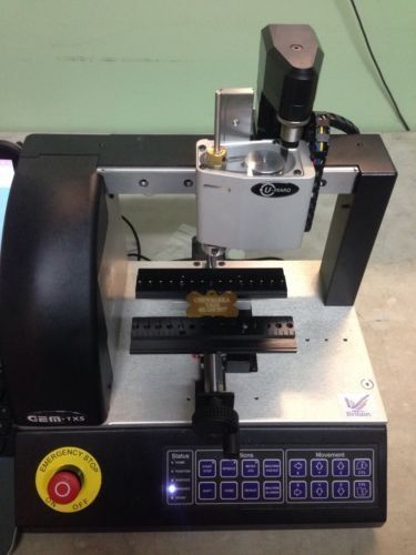 U-marq tx5 engraving machine diamond drag rotary demo umarq 300 id tags jewelry for sale