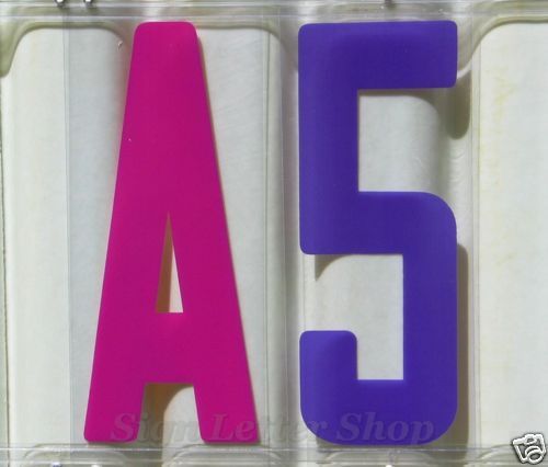 8&#034; PINK Sign Letters 4 Changeable Outdoor Marquee Signs