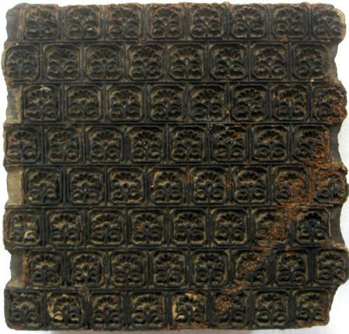 Vintage wooden printing saree blocks crafts fabric carved textile stamp block us for sale