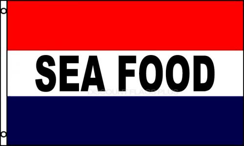 SEAFOOD Flag 3x5 Polyester