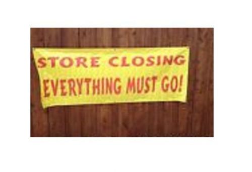 Store Closing - Everything Must Go! -  Vinyl Banner - 8 Ft. X. 3 Ft
