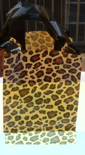 Clear Frosted leopard Style  Bags