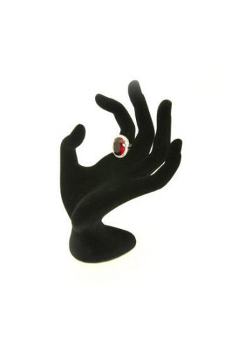Black Velvet Hand Ring Bracelet Watch Jewelry Display Stand Holder