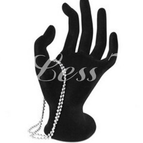 Ring black velvet ok style ring hand-shaped jewelry display stand holder for sale