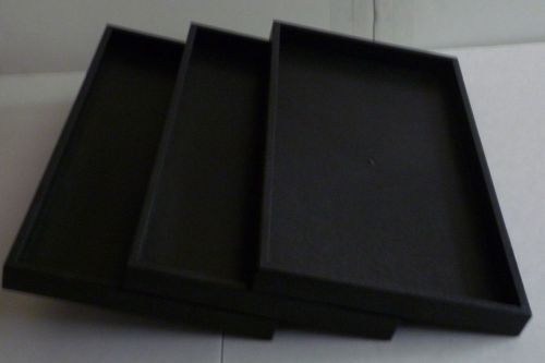 3 Black Jewelry Display Tray &#034;ON SALE&#034;