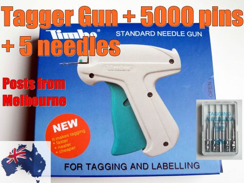 TAGGER/TAG Gun + 5,000 pins/barbs + 5 Spare metal needles POSTS FROM MELBOURNE