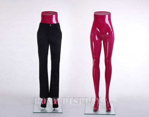 Female mannequin fiberglass legs w/stand skirt dress pants display MZ-TM1RED