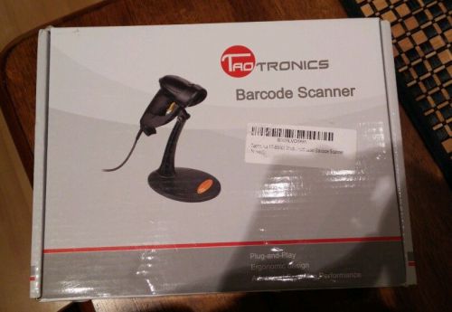 TaoTronics BarCode Scanner:TT-BS003 Black USB Automatic Sensing &amp; Scan Wired