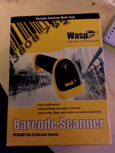 NEW Wasp Technologies WLR 8900 Scanner Long-Range CCD Bar Code Reader WLR8900