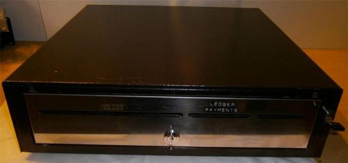 Cash drawer (black) with till and keys - model: ep-127 for sale