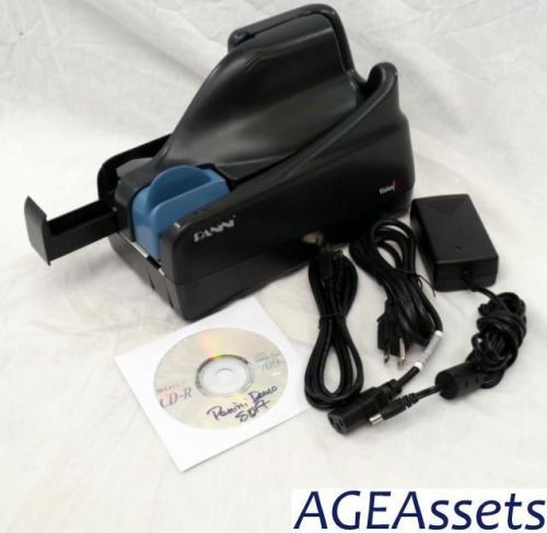 Panini -vision x- vx50 usb pos check scanner 50 dpm single 1 doc feeder+software for sale
