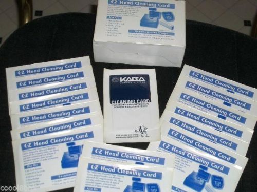 67 credit card msr magnetic swipe reader head cleaner cleaning cards  door lock for sale