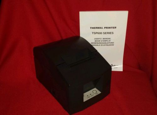 Star TSP600 Thermal POS Receipt Printer AutoCutter Dark Gray Serial 643D