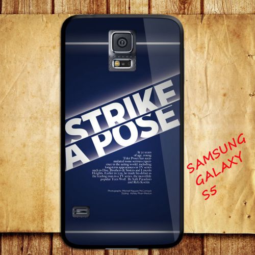 iPhone and Samsung Galaxy - Tyler Posey Strike a Pose Blue - Case