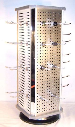 PEGBOARD spinning DISPLAY 4IN PEGS counter showcase new spin rack pegable new