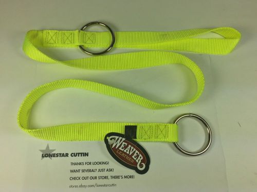 Weaver chain saw strap 49&#034; with two rings yellow 0898220 arborist free shipping for sale
