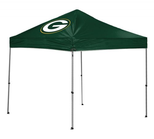 Green bay packers canopy by coleman,straight leg with carrying case nfl 8 x 8 for sale