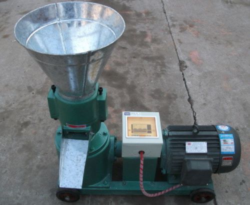 Animal food pellet mill 4hp 3kw electric pellet press free shipping for sale