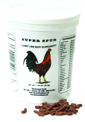 Super spur game fowl supplement helps build muscles jeffers livestock afa4 for sale