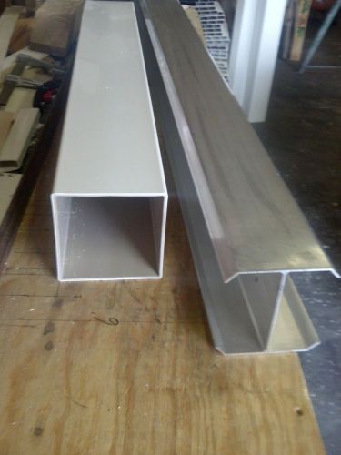 5X5 Vinyl PVC Post Stiffener Aluminium Insert for bollards gate sign light fence