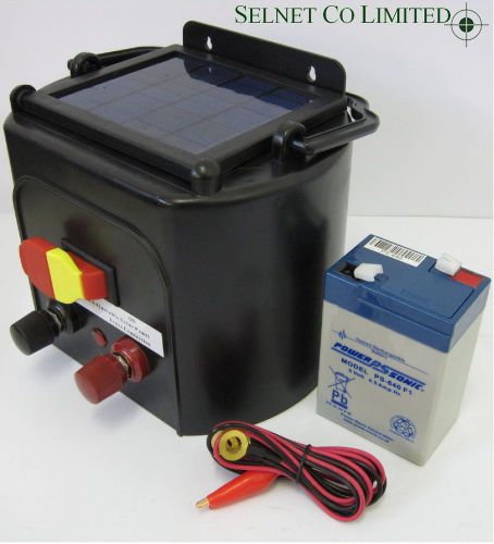 SFC-KC-S010 Solar Panel Powered Electric Fence Energizer Kit For Horse Horses 3K