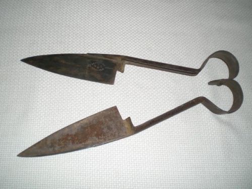 Sheffield England # 71 Combination Antique vintage sheep shears wool mutton lamb