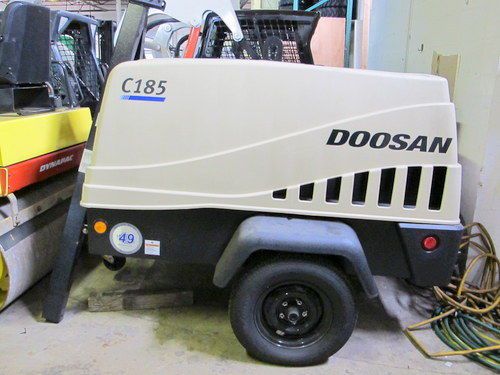 Doosan-ingersoll-rand c185wkub-t2 trailer mounted 100 psig diesel new year 2014 for sale
