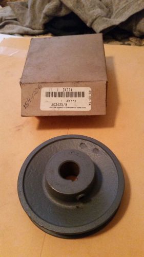 Browning AK34X5/8 Sheave Pulley 1&#034;-W 2-3/8&#034;-OD 5/8&#034;-B 1/8&#034;-Keyway