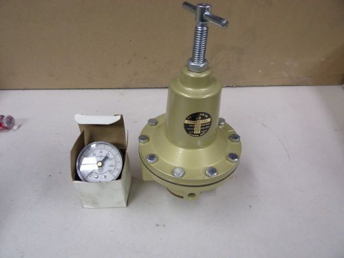 Norgren type 11-002-085 pressure regulator for compressed air service with gauge for sale