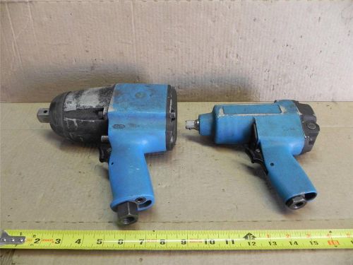 2 pc set lot master power 3/4&#034; &amp; 1/2&#034; impact wrenches mechanic &amp; aviation tool for sale