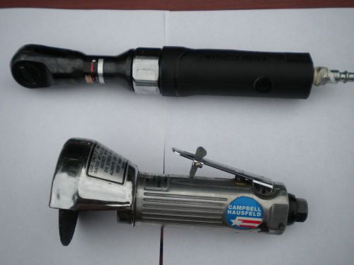 Craftsman professional air ratchet and cambell hausfeld &#034;air cut off tool&#034; for sale