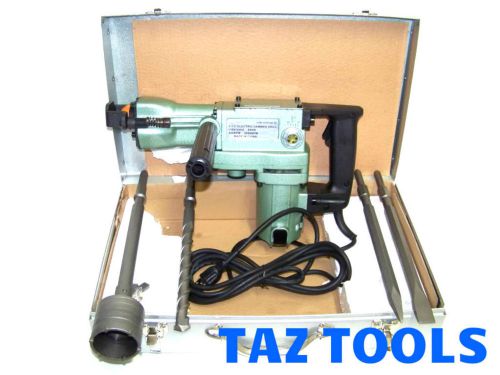 2 IN 1 1-1/2&#034;  ROTARY DEMOLITION  HAMMER DRILL WITH CORE DRILL BIT HEAVY DUTY